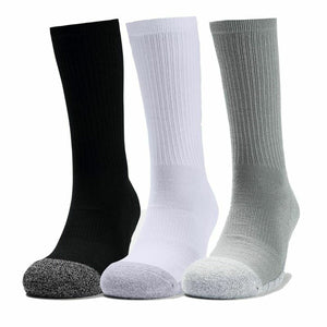 Sportsocken Under Armour Heatgear Crew Schwarz Weiß 3 Stück Grau