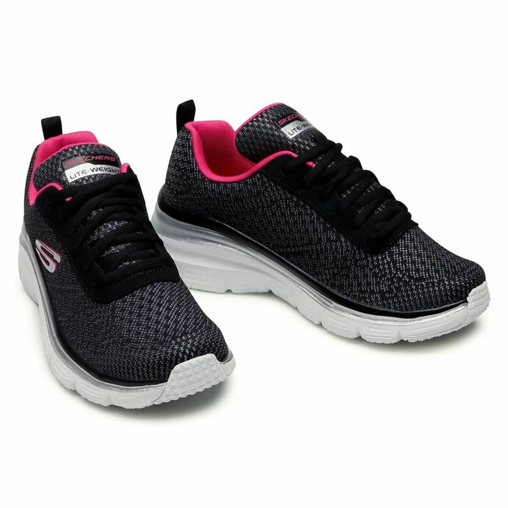 Laufschuhe für Damen Skechers Fashion Fit Schwarz