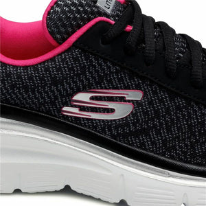 Laufschuhe für Damen Skechers Fashion Fit Schwarz