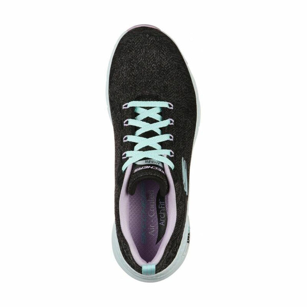 Laufschuhe für Damen Skechers Arch Fit Schwarz