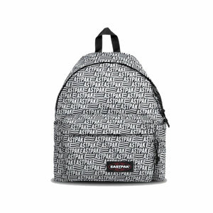 Lässiger Rucksack Eastpak Padded Pak'r Sculptype Weiß Schwarz