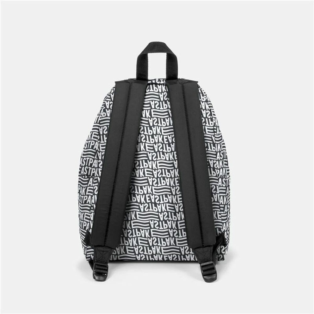 Lässiger Rucksack Eastpak Padded Pak'r Sculptype Weiß Schwarz