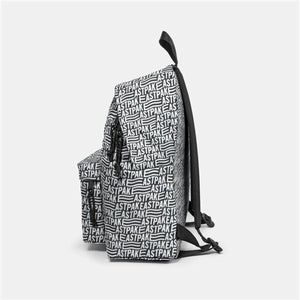 Lässiger Rucksack Eastpak Padded Pak'r Sculptype Weiß Schwarz