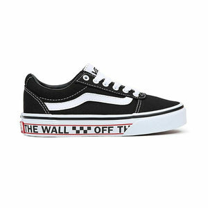 Jungen Sneaker Vans Ward Off The Wall Schwarz