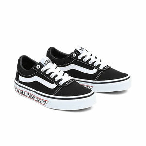 Jungen Sneaker Vans Ward Off The Wall Schwarz