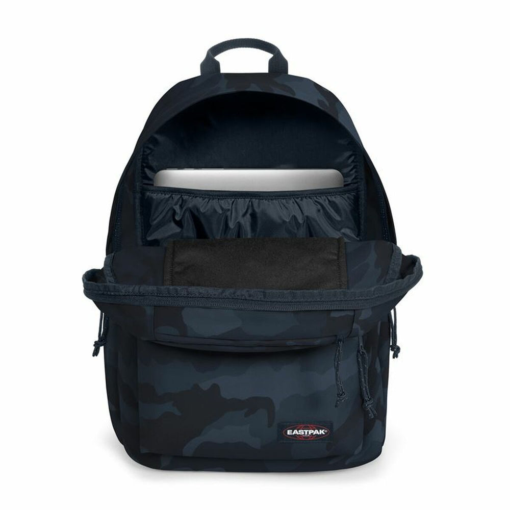 Lässiger Rucksack Eastpak Padded Double Tarnfarbe Dunkelblau 100 % polyester