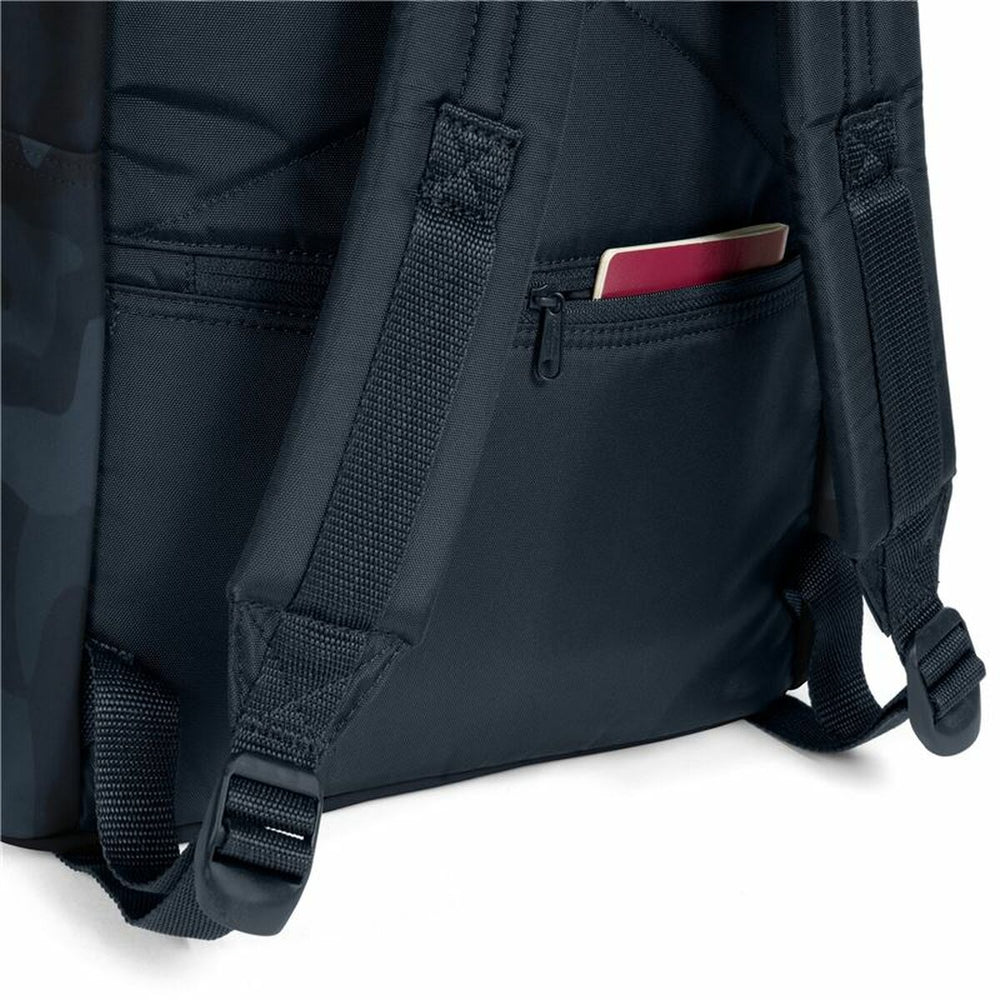 Lässiger Rucksack Eastpak Padded Double Tarnfarbe Dunkelblau 100 % polyester