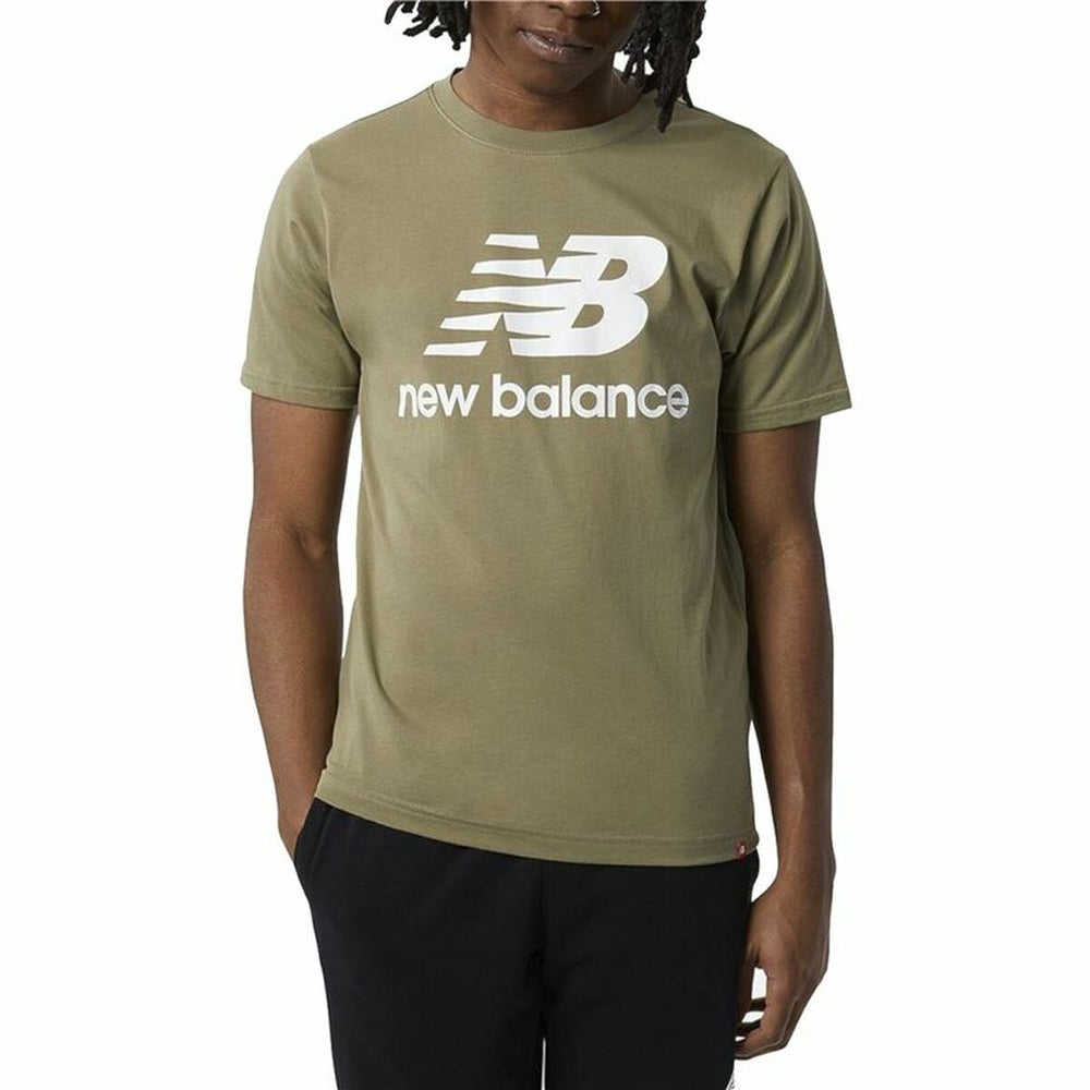 Herren Kurzarm-T-Shirt New Balance Essentials Stacked