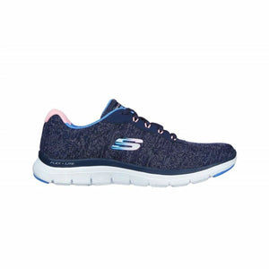 Laufschuhe für Damen Skechers Flex Appeal 4.0 Dunkelblau