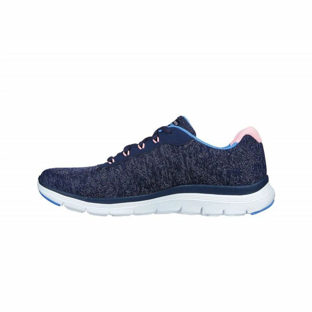 Laufschuhe für Damen Skechers Flex Appeal 4.0 Dunkelblau