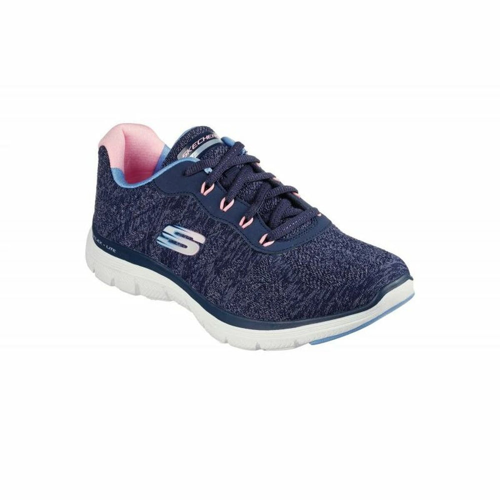 Laufschuhe für Damen Skechers Flex Appeal 4.0 Dunkelblau