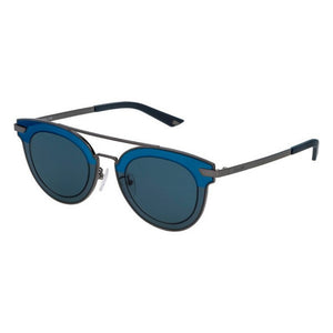 Unisex-Sonnenbrille Police SPL349-0568 Blau Gun metal (ø 47 mm)