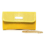 Damen Handtasche Trussardi D66TRC1018-GIALLO Haut Gelb