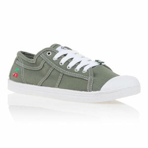 Casual Damenturnschuh Le temps des Cerises Basic 02 Canvas Khaki (38)