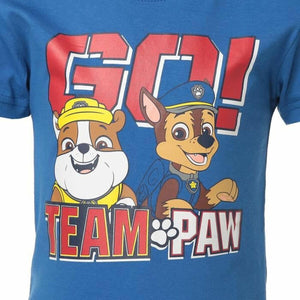 Kurzarm-T-Shirt für Kinder The Paw Patrol Blau