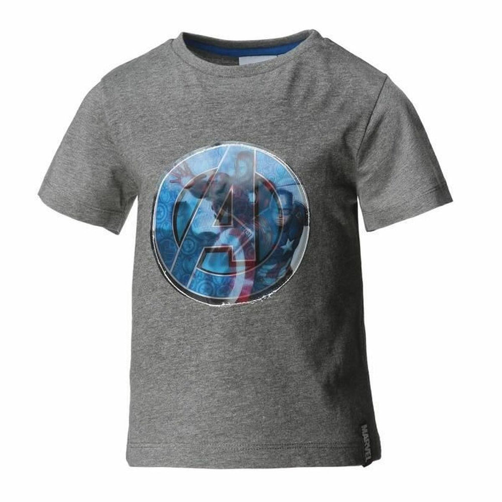 Kurzarm-T-Shirt für Kinder The Avengers Dunkelgrau