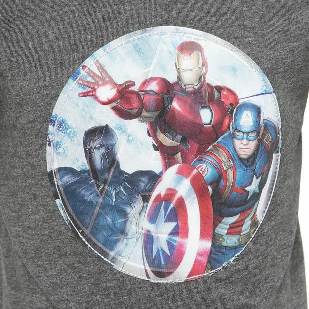 Kurzarm-T-Shirt für Kinder The Avengers Dunkelgrau