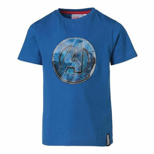 Kurzarm-T-Shirt für Kinder The Avengers Blau