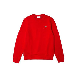 Herren Sweater ohne Kapuze Lacoste Rot