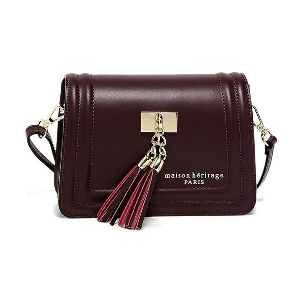 Damen Handtasche Maison Heritage CORE-BORDEAUX Rot (20 x 13 x 6 cm)