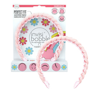 Stirnband Invisibobble Hairhalo Rosa Für Kinder Einstellbar