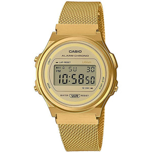 Unisex-Uhr Casio A171WEG-9AEF Golden Vintage Multifunktion