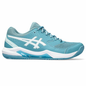 Tennisschuhe für Frauen Asics Gel-Dedicate 8 Clay Hellblau