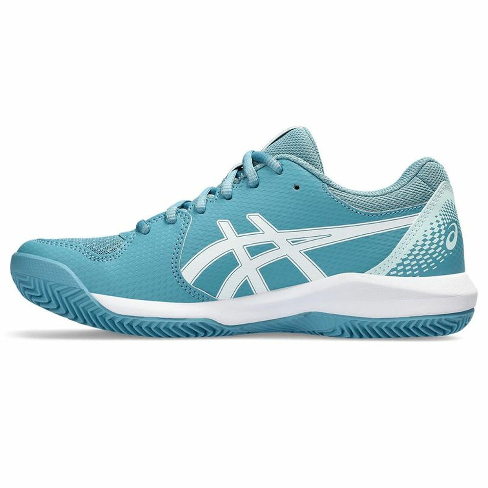 Tennisschuhe für Frauen Asics Gel-Dedicate 8 Clay Hellblau