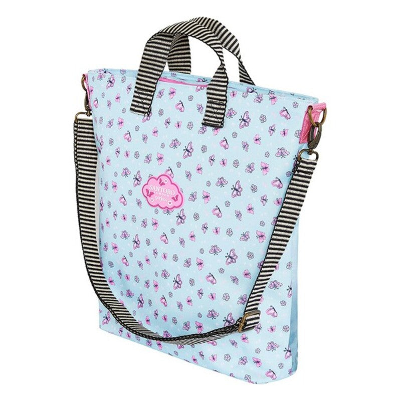 Damen Handtasche Gorjuss Cherry Blossom türkis (36 x 38 x 9.5 cm)