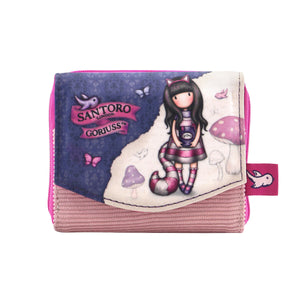 Geldbeutel Gorjuss Cheshire cat Rosa Lila (16 x 9,5 x 3 cm)