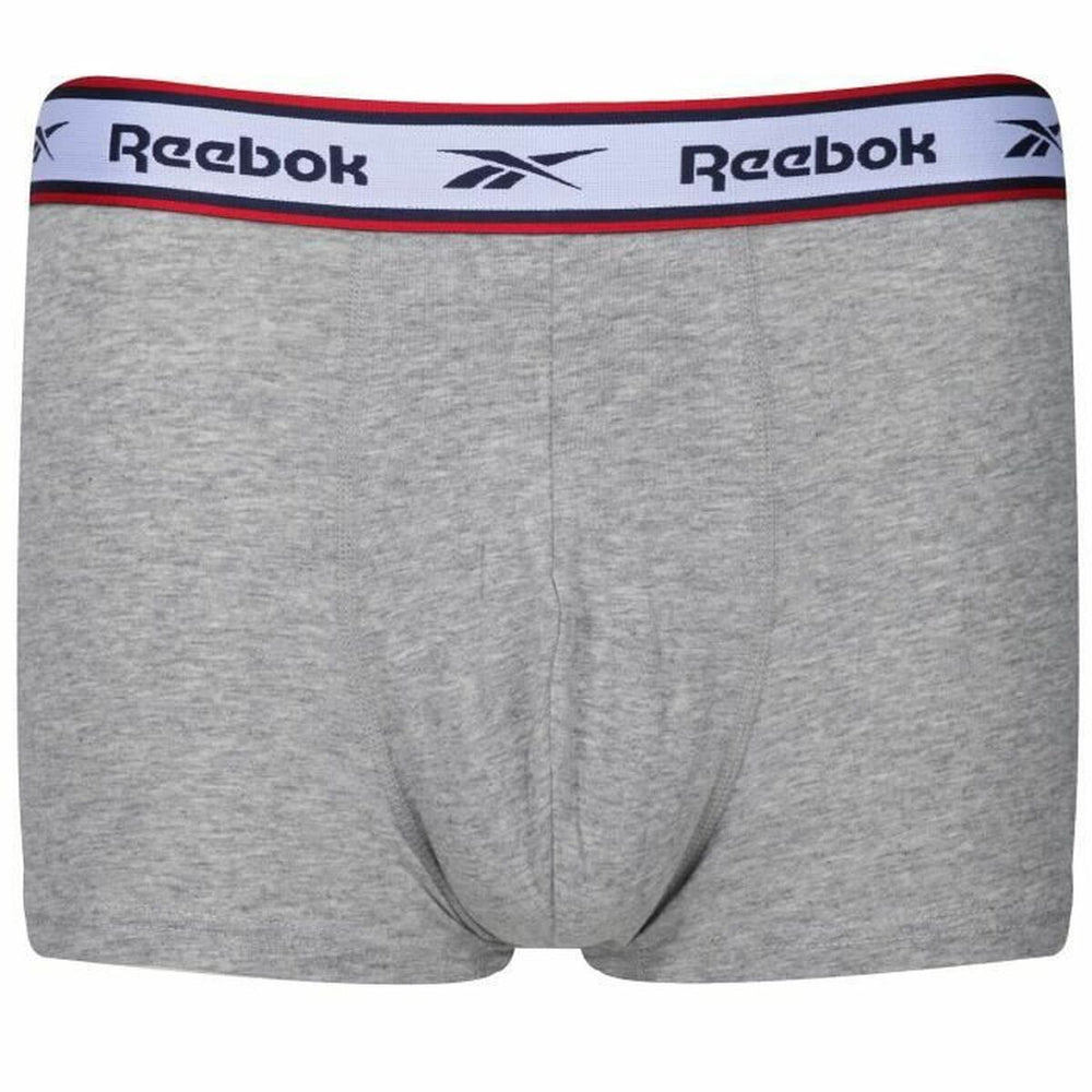 Packung Unterhosen Reebok Grau Weiß Schwarz