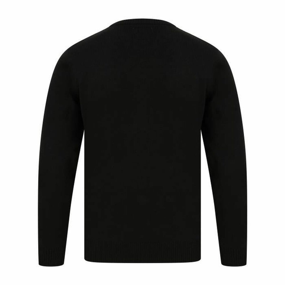 Herren Pullover Schwarz Weihnachtsmann