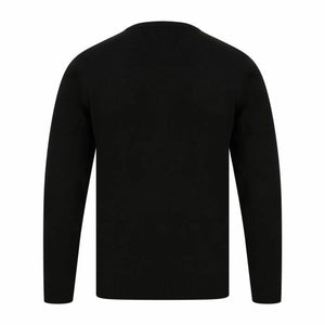 Herren Pullover Schwarz Weihnachtsmann