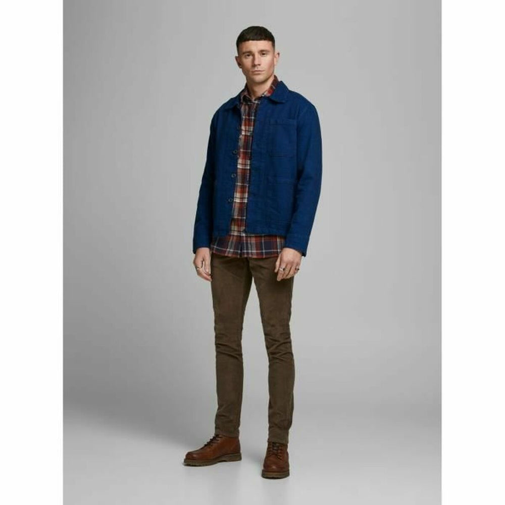 Langärmlige Jeansjacke Jack & Jones Marineblau