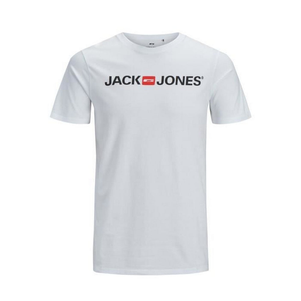 Herren Kurzarm-T-Shirt Jack & Jones Weiß
