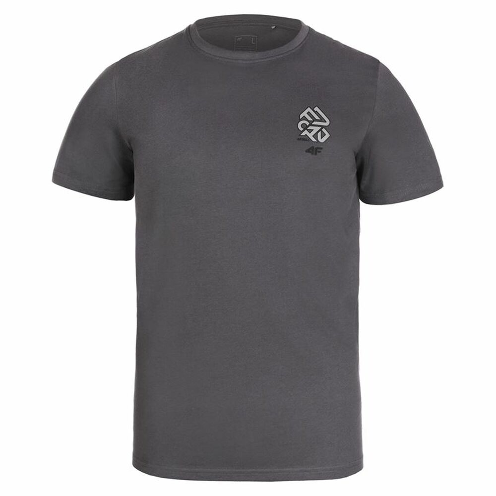 Herren Kurzarm-T-Shirt 4F TSM067 Dunkelgrau