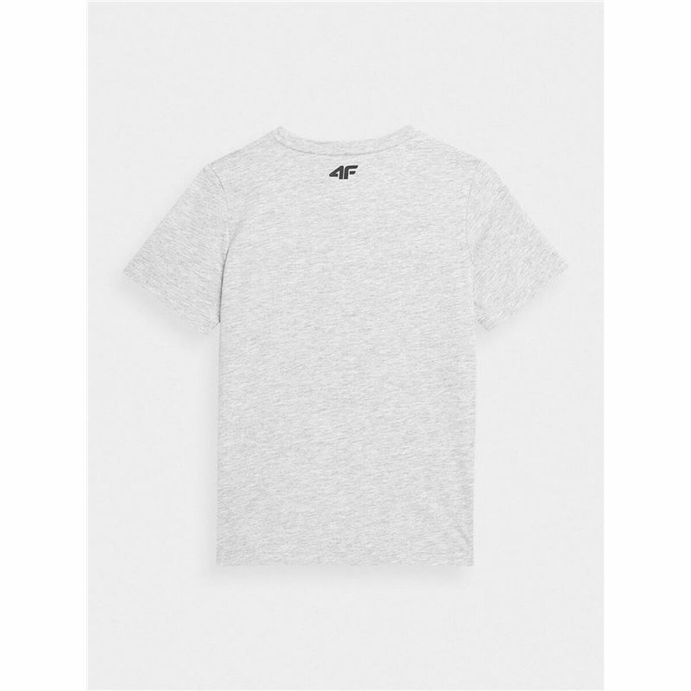 Jungen Kurzarm-T-Shirt 4F Grau