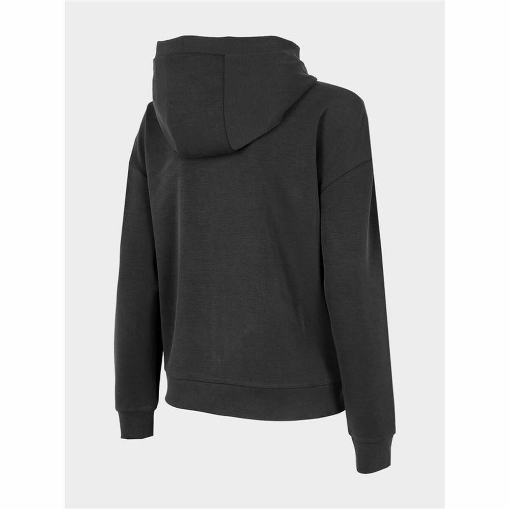 Damen Sweater mit Kapuze 4F Schwarz