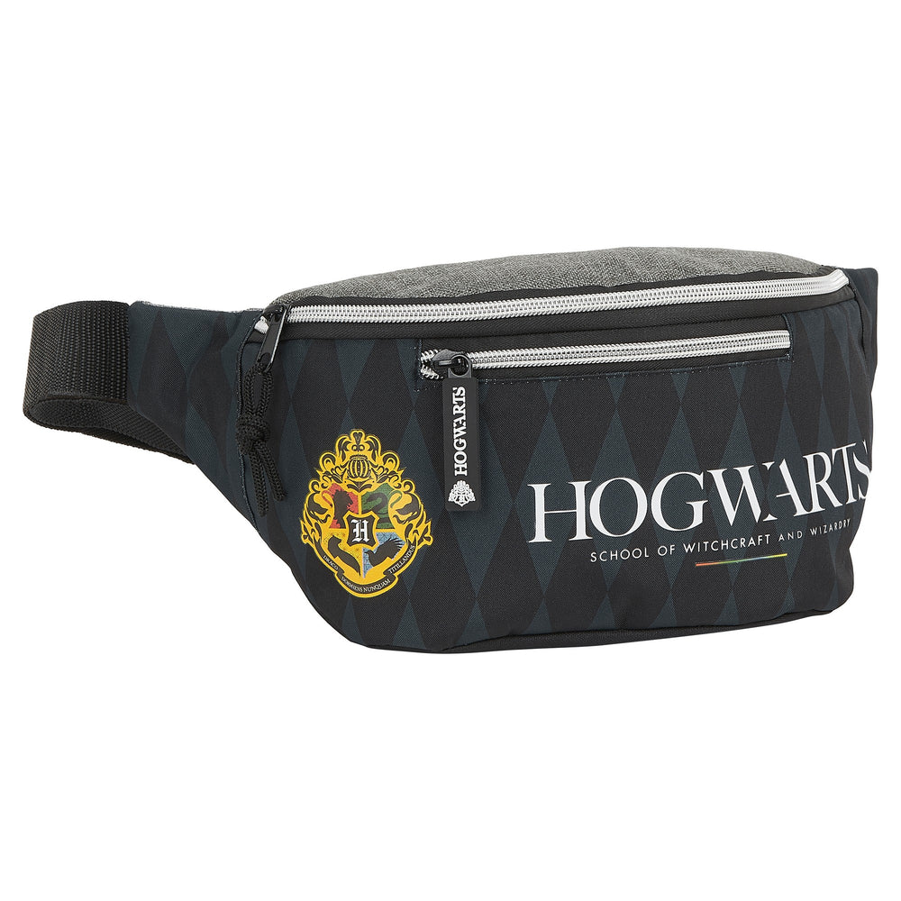 Gürteltasche Harry Potter Hogwarts Schwarz Grau (23 x 12 x 9 cm)