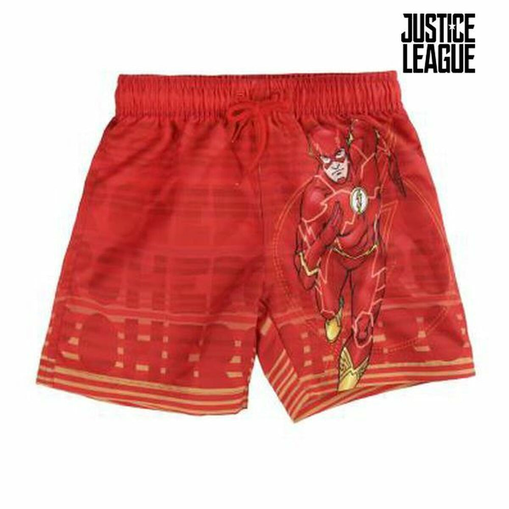 Badeanzug für Kinder Justice League 72728 Rot