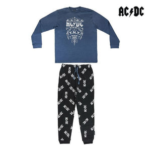 Schlafanzug AC/DC Erwachsener Blau Schwarz