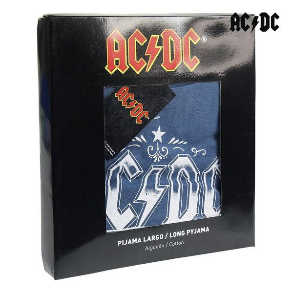 Schlafanzug AC/DC Erwachsener Blau Schwarz