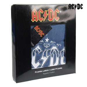 Schlafanzug AC/DC Erwachsener Blau Schwarz