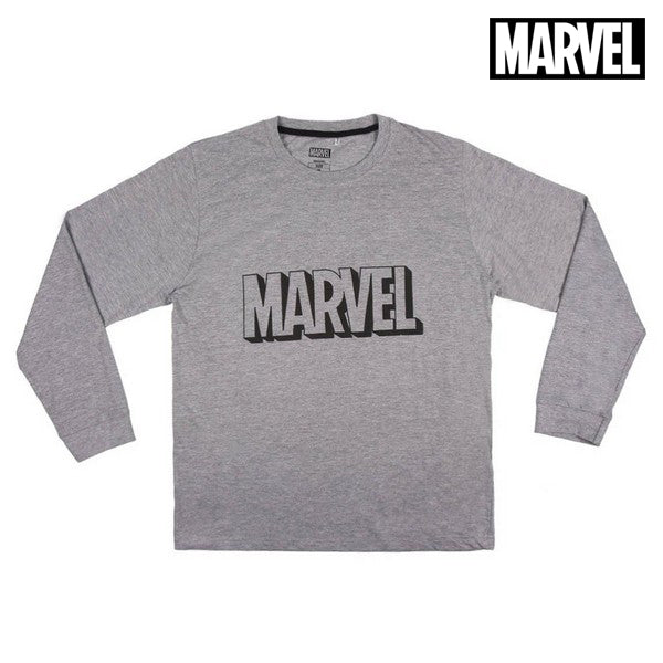 Schlafanzug Marvel Herren Grau