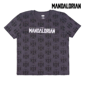 Kurzarm-T-Shirt The Mandalorian Grau