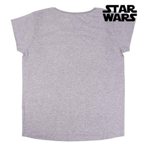 Damen Kurzarm-T-Shirt The Mandalorian Grau