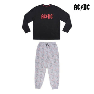 Schlafanzug ACDC Herren Schwarz