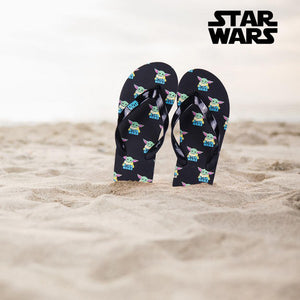 Flip Flops für Männer The Mandalorian Schwarz