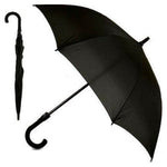 Regenschirm Schwarz Metall Stoff Kunststoff