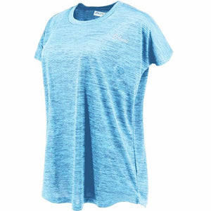 Damen Kurzarm-T-Shirt Joluvi Moversize Aquamarin